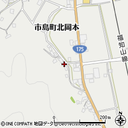 兵庫県丹波市市島町北岡本131周辺の地図