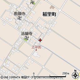 滋賀県彦根市稲里町1333周辺の地図