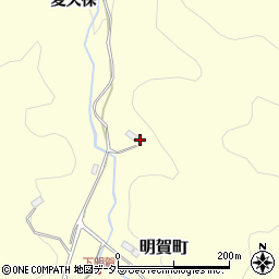 愛知県豊田市明賀町カシヒラ周辺の地図