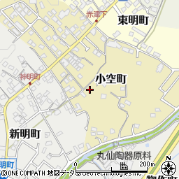 愛知県瀬戸市小空町100周辺の地図
