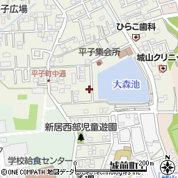 愛知県尾張旭市平子町中通170周辺の地図