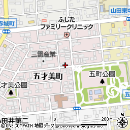 愛知県名古屋市西区五才美町121周辺の地図