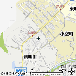 愛知県瀬戸市新明町128周辺の地図