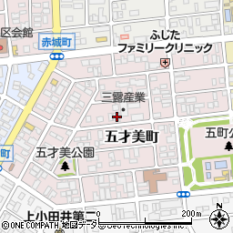 愛知県名古屋市西区五才美町148周辺の地図