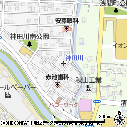 クロス神田川周辺の地図