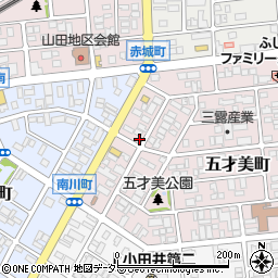 愛知県名古屋市西区五才美町26周辺の地図