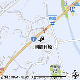 島根県大田市久手町刺鹿竹原1202周辺の地図