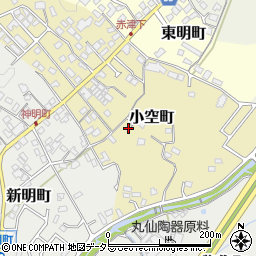 愛知県瀬戸市小空町101周辺の地図