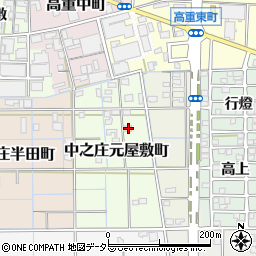 愛知県稲沢市中之庄元屋敷町19周辺の地図