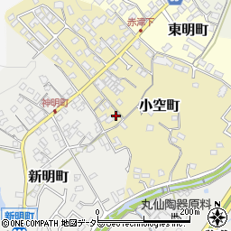 愛知県瀬戸市小空町105周辺の地図