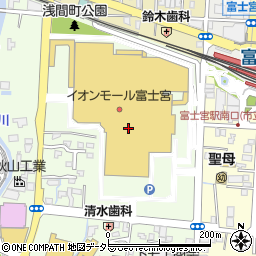 美容室イレブンカットイオンモール富士宮店周辺の地図