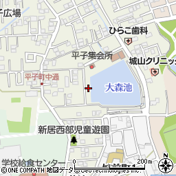 愛知県尾張旭市平子町中通166周辺の地図
