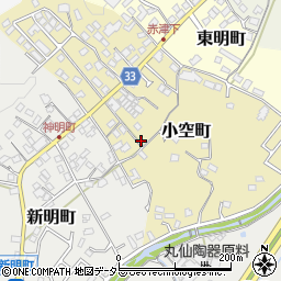 愛知県瀬戸市小空町104-4周辺の地図