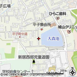 愛知県尾張旭市平子町（中通）周辺の地図