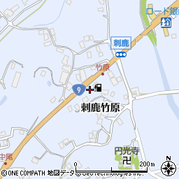 島根県大田市久手町刺鹿竹原周辺の地図