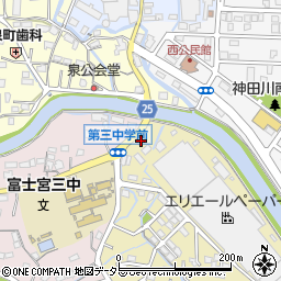 静岡県富士宮市野中町376周辺の地図
