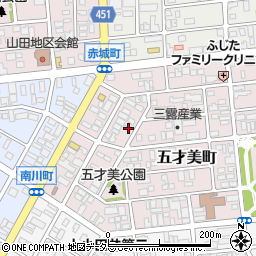 愛知県名古屋市西区五才美町79周辺の地図