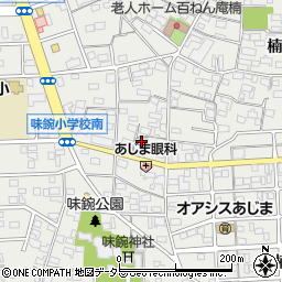 愛知県名古屋市北区楠味鋺3丁目1506周辺の地図