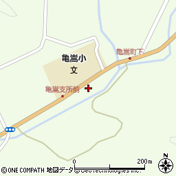 亀嵩郵便局 ＡＴＭ周辺の地図