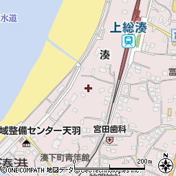 千葉県富津市湊609周辺の地図
