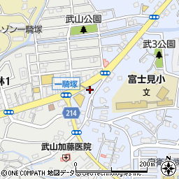 武山レンタカー周辺の地図