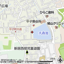 愛知県尾張旭市平子町中通165周辺の地図