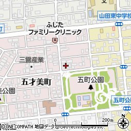 愛知県名古屋市西区五才美町242周辺の地図