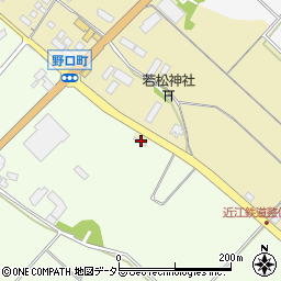 滋賀県彦根市野口町398-2周辺の地図