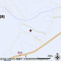 愛知県豊田市夏焼町（アライ）周辺の地図