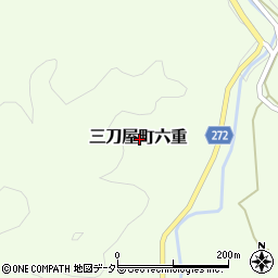 島根県雲南市三刀屋町六重周辺の地図