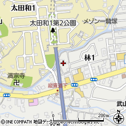 神奈川サッシ有限会社周辺の地図