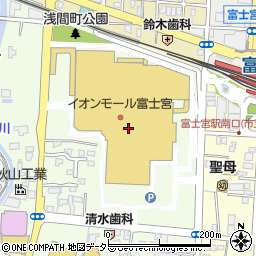 スルガ銀行イオン富士宮ショッピングセンター ＡＴＭ周辺の地図