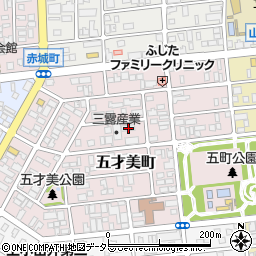 愛知県名古屋市西区五才美町139周辺の地図