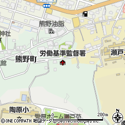 愛知県瀬戸市熊野町100周辺の地図