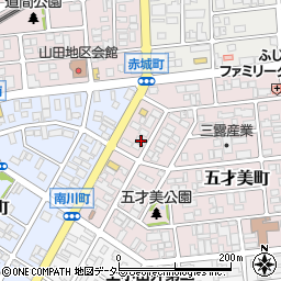 愛知県名古屋市西区五才美町24周辺の地図