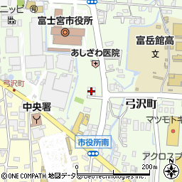 静岡県労働金庫富士宮支店周辺の地図