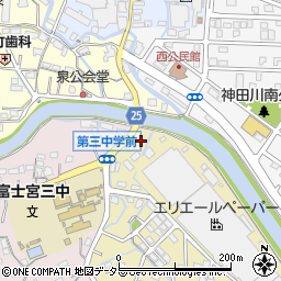 静岡県富士宮市野中町373周辺の地図