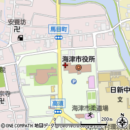 大垣共立銀行海津市役所 ＡＴＭ周辺の地図