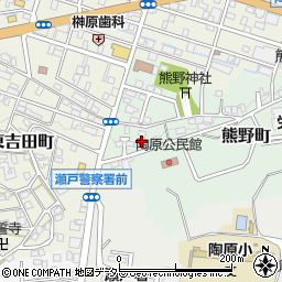 熊野荘周辺の地図
