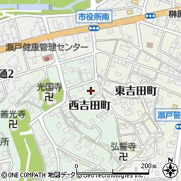 愛知県瀬戸市西吉田町22周辺の地図