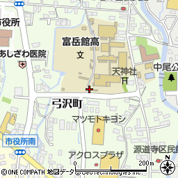 〒418-0073 静岡県富士宮市弓沢町の地図