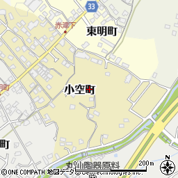 愛知県瀬戸市小空町39周辺の地図
