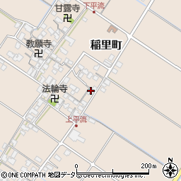 滋賀県彦根市稲里町1335周辺の地図