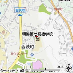 愛知県瀬戸市西茨町周辺の地図