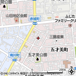 愛知県名古屋市西区五才美町81周辺の地図