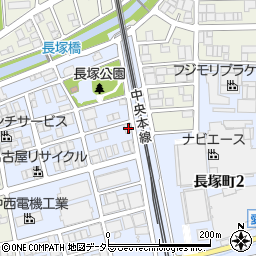 愛知県春日井市長塚町1丁目54周辺の地図