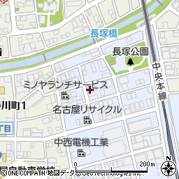 愛知県春日井市長塚町1丁目35周辺の地図