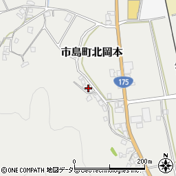 兵庫県丹波市市島町北岡本120周辺の地図