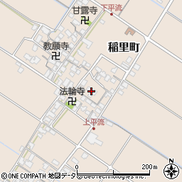 滋賀県彦根市稲里町1323周辺の地図
