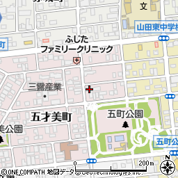 愛知県名古屋市西区五才美町243周辺の地図